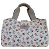 Cath Kidston Highgate Ditsy - Borsa a mano in tela cerata, colore: Bianco
