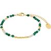s.Oliver Bracciale in argento sterling 925/acciaio inossidabile per donna, bracciale, motivo, fornito in confezione regalo per gioielli