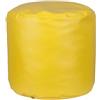 ARANAZ S.L. LAVORI DEL LEGNO Pouf rotondo Ø40 x 38 cm Colore Giallo - Seduta imbottita e confortevole