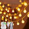 taiyongkang Luci LED a Batteria 6M 40LED, Catena Luminosa USB o Batteria, Impermeabile, 8 Modalità con Telecomando, Lucine LED Decorative a Batterien per Interno ed Esterno, camera, Natale, Feste, Balcone