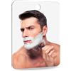 Tolenre Specchio da Barba per Doccia Antiappannamento, Specchio da Barba per Doccia, Acrilico Specchio da Barba, Specchio da Bagno, Specchi da Parete Senza Cornice da Viaggio 20×24cm