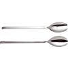 Alessi 4180/14 Dry Posate per Insalata in Acciaio Lucido con Manico Satinato