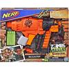 Hasbro Nerf Zombie Strike Survival System Pistola Fucile Giocattolo Bambino trasformabile con dardi NAILBITER Arancione / Nero E2672