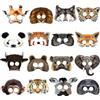 XIABYAYU Maschere Animali Giungla, 16 Pcs Maschera Animali Bambini, Maschera Bambini, Maschere per Feste Compleanno, Halloween, Carnevale, Cosplay