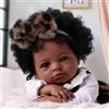 BABESIDE Bambole nere Reborn - 20 pollici 50 cm nero Reborn Bambola Ragazza