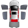 SANSANS Parasole Auto Bambini per Audi A3 (8Y) 2021-, Tendine Parasole Auto Finestrini Laterali Tende Oscuranti Vetri Auto Auto Block Raggi UV Anti-Zanzara,5pcs-wholecar