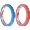 PATIKIL Nastro Laterale Ping Pong 33 Piedi x 0,4, 2pz Nastri Laterali Ping Pong Disponibili 20 Racchette Proteggono Bordi Gomma Lama Racchette, Rosso Blu