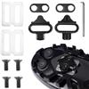 JRILUO 2 Paia Di Tacchetti Bici Con Piastre Antiscivolo, Tacchetti 2 Fori, Set Per Scarpe Pedali Automatici, Compatibile MTB SPD (SH51), Per Scarpe MTB E Indoor Cycling
