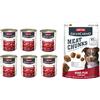 Animonda GranCarno animonda umido 6 x 150 g / 400 g / 800 g + Meat Chunks Medium/Maxi Manzo, 80 g gratis! - Original Adult Cocktail Multicarne, 6 x 800 g + Meat Chunks Medium / Maxi Manzo puro, 80 g