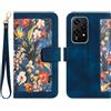 BLOTECH Fiori Telefono Cover per Honor 200 Lite Cases,Custodia per Girls Fiori Custodia per Honor 200 Lite PU Cuoio Portafoglio Custodia Libro Floreale Copertura Flip Wallet Case per Honor 200 Lite