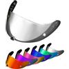 PSLER Visiera per Casco per EXO 520 1400 R1 Visiera Colorata per Scorpion EXO 391 520 1400 R1,Protezione UV per Moto Accessori di Ricambio per Visiera Protettiva(Argento Trasparente)