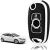TOOMUME Cover Chiave TPU, Custodia Chiave 2 Tasti Adatto per Opel Vauxhall Astra K Corsa E Mokka X Buick Verano Encore Envision Regal Lacrosse, Copri Chiavi Guscio Chiave Auto Telecomando