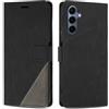SONWO Cover per Samsung Galaxy A16 5G / 4G, Flip Custodia in PU Pelle, Cover a Libro Portafoglio con Slot per Schede e Supporto Stand per Galaxy A16 5G / 4G, Nero
