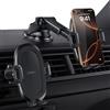 APPS2Car Supporto per telefono da auto, supporto per cruscotto e parabrezza con ventosa robusta, supporto universale a 360° compatibile con iPhone 12/11/Pro, Samsung S21 e altri (ventosa + gancio per