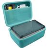 Khanka per Liene Amber M100/M200 Stampante Fotografica Portatile per Smartphone(10x15cm) custodia rigida con tasca a rete per accessori Liene DHP513 4x6'', solo custodia (Blu Tiffany)