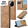 owlhold Cover Xiaomi Redmi Note 14 Pro 5G / Redmi Note 14 Pro Plus 5G Custodia Magnetica Portafoglio Flip[Antiurtoo][Cavalletto][Carta Fessura] Cover Pelle Custodia per Redmi Note 14 Pro+ 5G -Marrone
