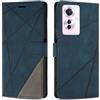 SONWO Cover per Oppo Reno11 F 5G, Flip Custodia in PU Pelle, Cover a Libro Portafoglio con Slot per Schede e Supporto Stand per Oppo Reno11 F 5G, Blu