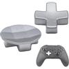 Mingxiong 2 Packs Metal D-Pads Set for Xbox Elite Series 2 Controller, Replacement Parts Directional Pad Button Kits for Xbox Controller Series 2 Core/Elite Series 2 Controller(Silver)