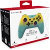 Gioteck WX4+ Wireless Controller for Nintendo Switch - Yellow Teal - with Customisable RGB Lighting and Programmable Back Buttons - Bluetooth Compatible