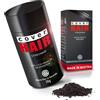 Cover Hair Capelli di alta qualità, 26 g, per infoltire i capelli e raddrizzare, look naturale in pochi secondi, fibra per capelli per uomini e donne, colore nero