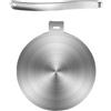 Lecreatekit Piastra per diffusore di calore in acciaio inox, adattatore per piastra a induzione in acciaio inox, per piani cottura a induzione e cottura uniforme (20 cm)