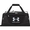 UNDER ARMOUR Undeniable 5.0 Duffle, borsa sportiva unisex, colore nero/argento, articolo: 001 nero/argento