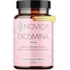 NOVIQA Diosmina Esperidina Alto Dosaggio 1000 mg, 120 Cps, Integratori per Vene Varicose Capillari e Microcircolo con Vite Rossa e Ginkgo, Circolazione Gambe e Drenante Gambe Gonfie e Pesanti, Vegan