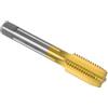 QUARKZMAN Maschio per Fresatura Filettature Metriche M20 x 2.5 H2 Rivestimento Titanio Acciaio ad Alta Velocità 4 Scanalature Dritte Filettatura per Viti Maschiatura Filettatura Riparazione