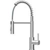 CECIPA Rubinetto Lavello Cucina, Miscelatore Cucina Con Doccetta Estraibile, Rubinetto Cucina Con Due Tipi Di Getto D'acqua, Miscelatore Lavello Cucina Ad Arco Alto, Acciaio Inossidabile Spazzolato