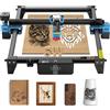 Twotrees Twotree TTS-55 Pro 20W macchina per l'incisione laser per la realizzazione di puzzle 3D in legno 5,5 W macchina per il taglio laser potenza laser, messa a fuoco fissa macchina