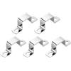 QUARKZMAN 5pz Morsetto a Sella a U, 30x30mm Fascette Stringitubo in Acciaio Inossidabile 304 Morsetti per Tubi per Porta Battente Chiusa Supporto Barra per Fissare Condutture Cavi