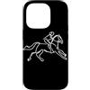 T-Shirts Grafiche de Appassionato di equ Equitazione Disegno Equitazione Custodia per iPhone 14 Pro