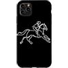 T-Shirts Grafiche de Appassionato di equ Equitazione Disegno Equitazione Custodia per iPhone 11 Pro Max