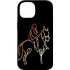 T-Shirts Grafiche de Equitazione Disegno d'epoca di equitazione Appassionato di equitazione Custodia per iPhone 14