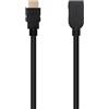 Blendend Cavo HDMI 2.0 Prolunga 1.0 M Nero, Supporta 4K, 3D e audio digitale, ideale per collegare dispositivi video e audio.