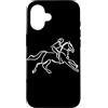 T-Shirts Grafiche de Appassionato di equ Equitazione Disegno Equitazione Custodia per iPhone 16