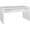 COMPOSAD | Scrivania Bianca, Scrivania PC, Made in Italy, Linea DISEGNO, Colore Bianco Laccato, per Studio, Ufficio, 180x73x69 cm