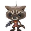 Hallmark Rocket Raccoon Funko Pop Hanging Christmas Ornament, Marvel Guardiani della Galassia Decorazione Albero Resina