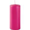 Cereria Di Giorgio - 9 Candele Cero - Diametro 5 cm Altezza 12 cm - Colore Fucsia - Durata 40 Ore - Non profumate