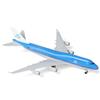 QIYUMOKE 1/400 KLM 747 Modello di Aereo (15 cm) per Kit di Montaggio Boeing 747 con Sottocarro Preassemblato e Supporto da Esposizione, Adatto come Regalo per Adulti o come Collezione