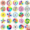 SCIONE Confezione da 24 Fidget Spinner per Bambini - Mini Trottoline Colorate, Giocattoli Sensoriali Arcobaleno, Ideali per Feste, Regali di Compleanno, Premi per la Classe (4 cm)