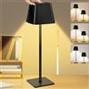 Onherm Lampada Led da Tavolo Senza Fili Ricaricabile, Lampada Touch Da Comodino, Dimmerabile, Impermeabile (Rettangolare dimmerabile)