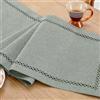 Aoztio Runner Tavola Moderno, Runner Tavolo Grigio 33 x 150 cm