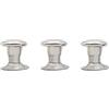 Wambere Set di 100 rivetti cavi, 3 mm, per pelle e pelle, rivetti cavi, rotondi, borchie bifacciali, per fai da te, accessori fai da te, borse, riparazione, vestiti, decorazione, argento