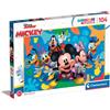 Clementoni Puzzle Disney Mickey and Friends 104 pezzi