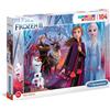 Clementoni Puzzle Frozen II, 104 pezzi