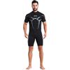 ZCCO Tuta da immersione corta in neoprene da 3 mm con zip sul retro da donna, per surf, nuoto, stand up paddle, canoa, kayak, sport acquatici