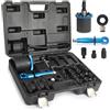 HEYOUTH Kit Estrazione Iniettori Diesel Pneumatico 26 Pezzi con Adattatori Universali - Compatibile for Bosch/Delphi/Denso/Siemens