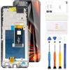 LADYSON Display LCD per ZTE Blade A75 5G Z2357N/V60 Smart Schermo di ricambio per ZTE Blade V60 Smart LCD Touch Digitizer Assembly per ZTE Blade A75 5G LCD parti di riparazione (nero con telaio)