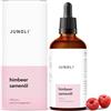 JUNALI® Olio di semi di lampone - 100% puro e spremuto a freddo - Olio naturale per la cura del viso, dei capelli e del corpo - anti-invecchiamento - 100 ml